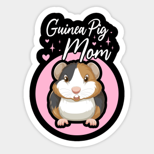 Guinea Pig Mom, Mother's Day Sticker